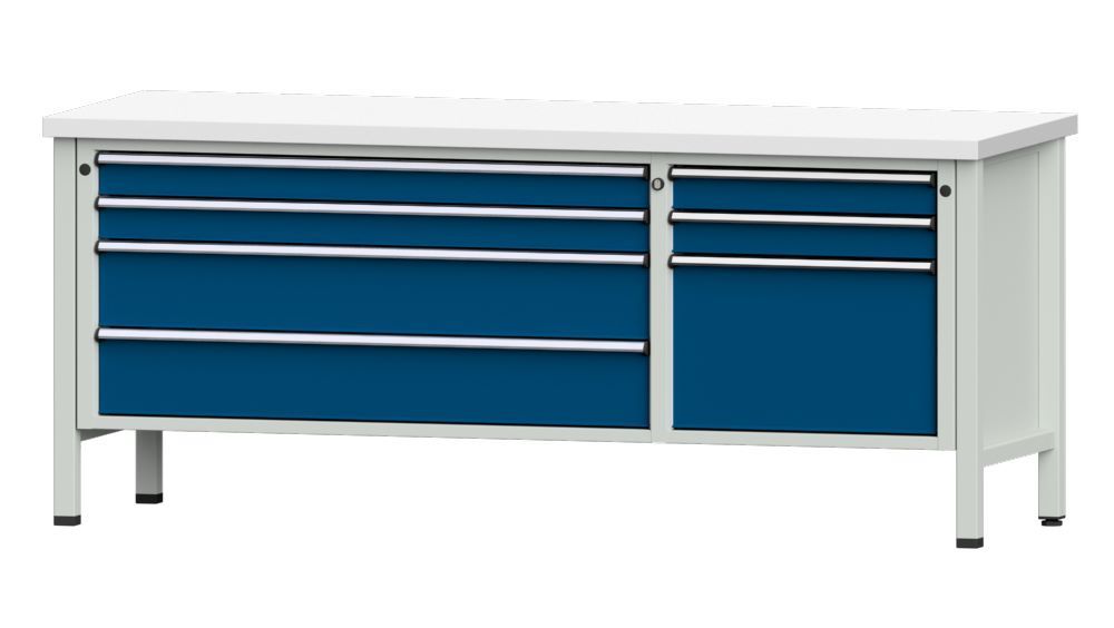 Produktbild Anke Kastenwerkbank 2000 x 840 mm Kunststoffplatte 40 mm V2000 Modell 288 V