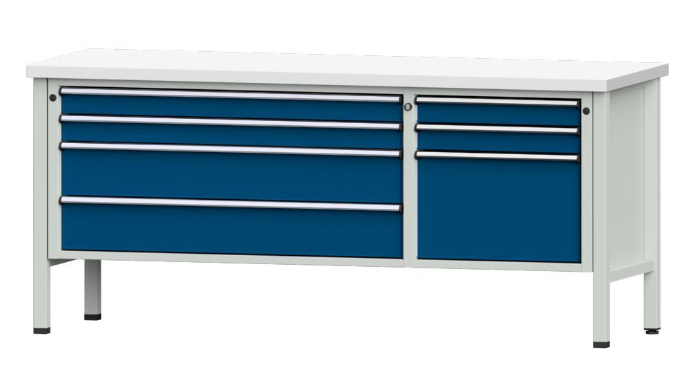 Produktbild Anke Kastenwerkbank 2000 x 890 mm Kunststoffplatte 40 mm V2000 Modell 288 V