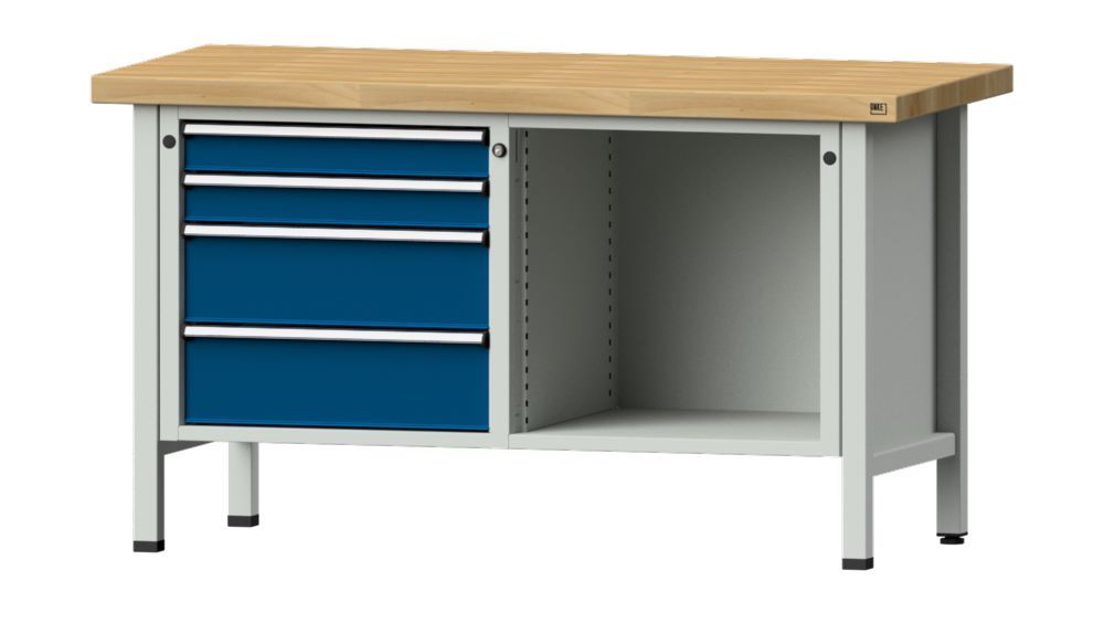 Produktbild Anke Kastenwerkbank 1500 x 700 x 850 mm Buchenplatte 50 mm V1500 Modell 134 V