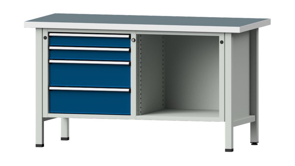 Produktbild Anke Kastenwerkbank 1500 x 700 x 840 mm Universalplatte 40 mm V1500 Modell 134 V