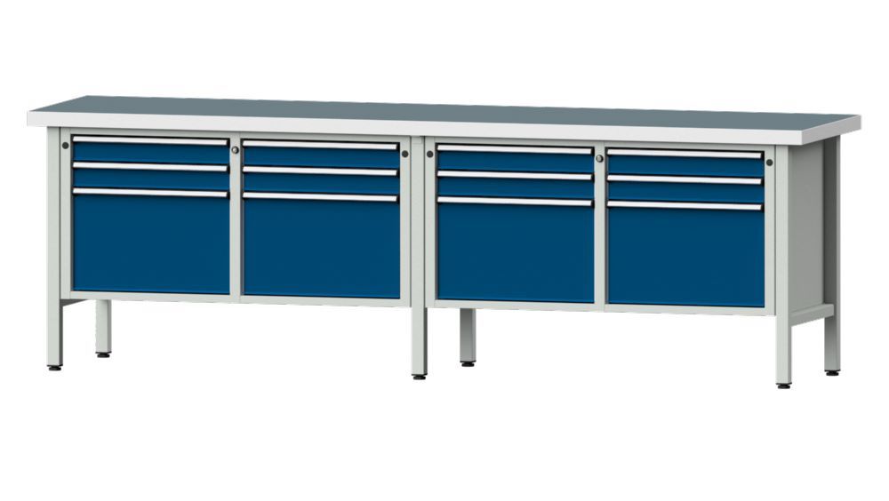Produktbild Anke Kastenwerkbank 2800 x 900 mm Universalplatte 50 mm V2800 Modell 233 V