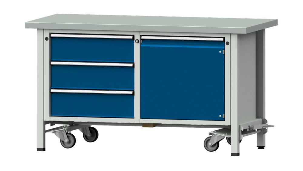 Produktbild Anke Kastenwerkbank fahrbar 1500 x 840 mm Blechbelag V1500 Modell 106 V