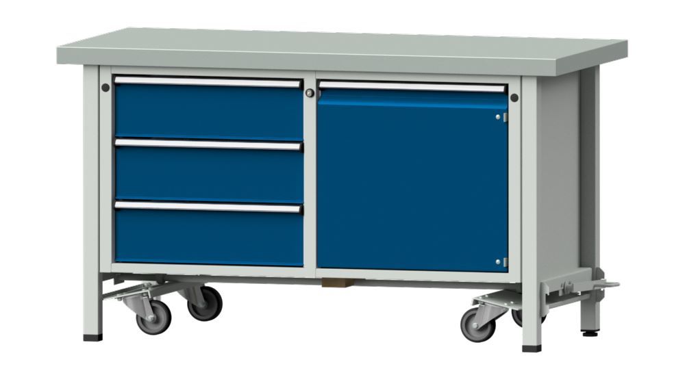 Produktbild Anke Kastenwerkbank fahrbar 1500 x 850 mm Blechbelag V1500 Modell 106 V