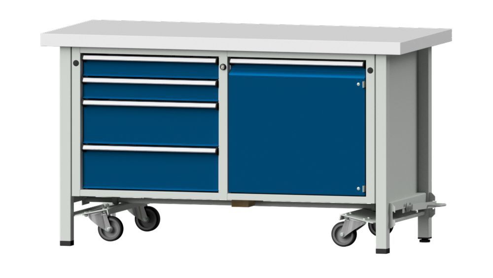 Produktbild Anke Kastenwerkbank absenkbar Kunststoffplatte 850 mm hoch V1500 Modell 131 V