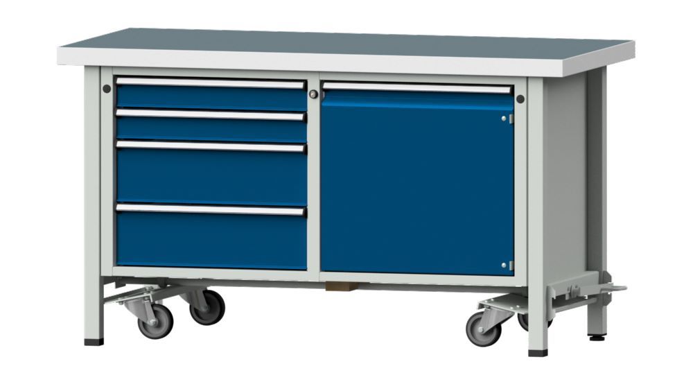 Produktbild Anke Kastenwerkbank absenkbar 1500 x 850 mm Universalplatte 50 mm V1500 Modell 131 V