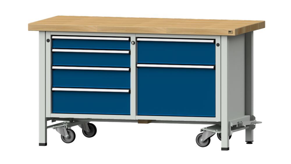 Produktbild Anke Kastenwerkbank absenkbar 850 mm hoch Buchenplatte V1500 Modell 237 V