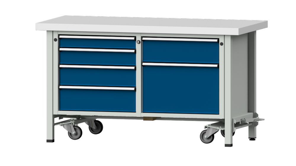Produktbild Anke Kastenwerkbank 1500 x 850 mm absenkbar mit Schubladen V1500 Modell 237 V