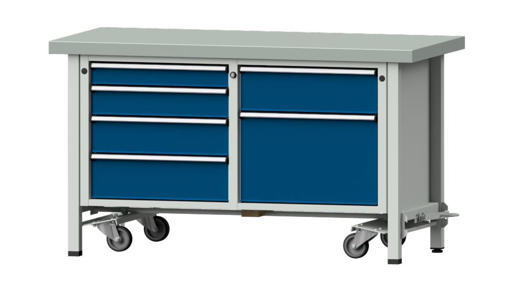 Produktbild Anke Kastenwerkbank 1500 x 850 mm absenkbar verzinktes Blech V1500 Modell 237 V