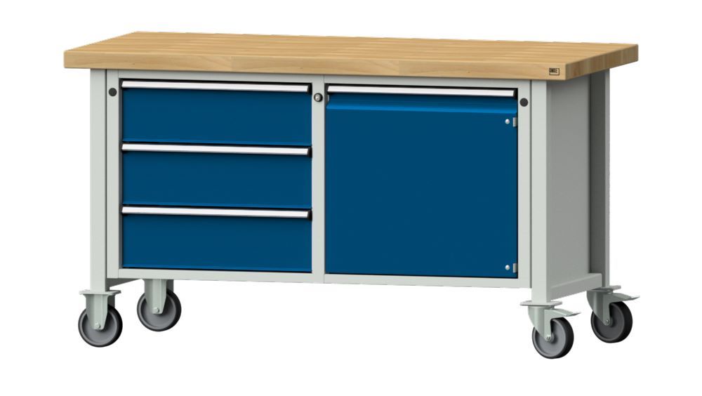 Produktbild Anke Kastenwerkbank fahrbar Buchenplatte 50 mm dick V1500 Modell 106 V