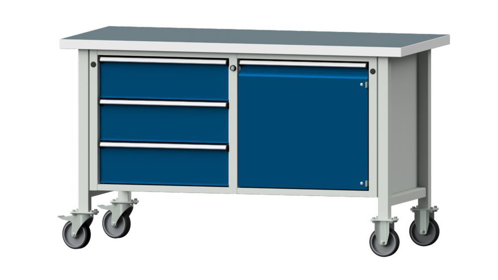 Produktbild Anke Kastenwerkbank 1500 x 890 mm rollbar mit Universalplatte V1500 Modell 106 V
