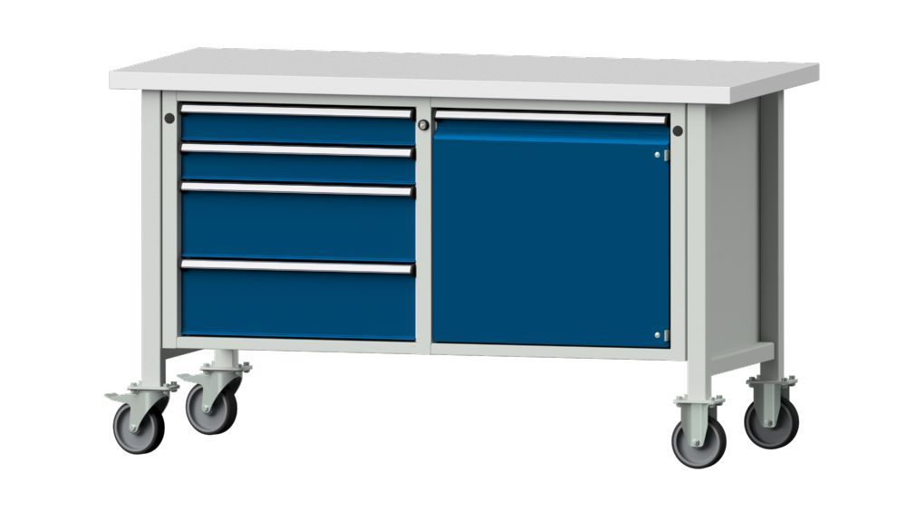 Produktbild Anke Kastenwerkbank 1500 x 700 x 890 mm Kunststoffplatte Serie V 1500 Modell 131 V