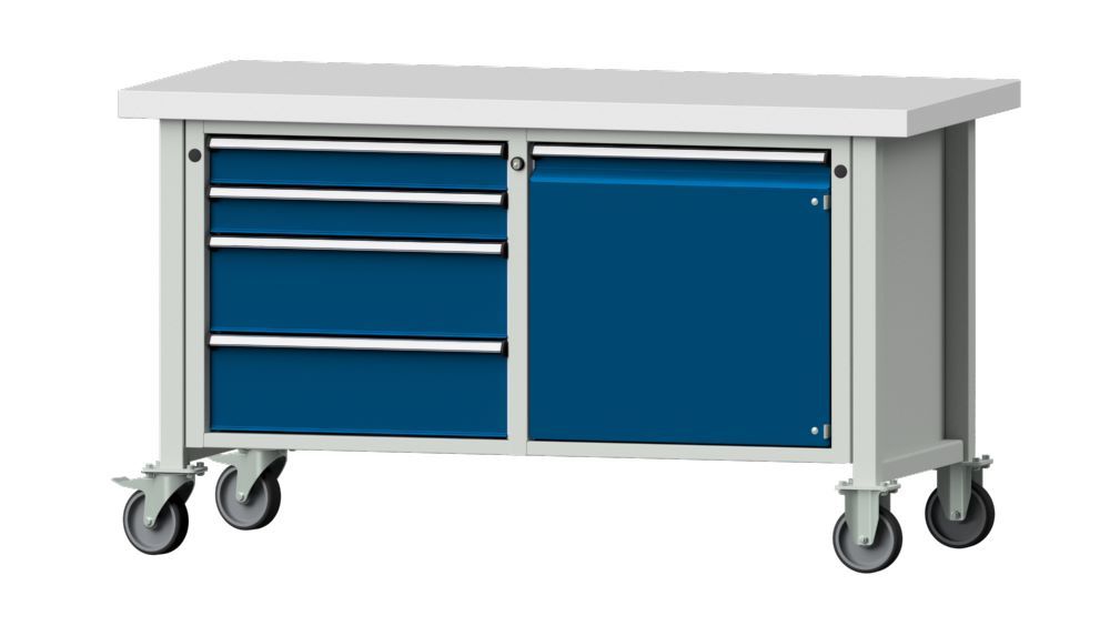 Produktbild Anke Kastenwerkbank 1500 x 700 x 850 mm mit Türe V 1500 Modell 131 V