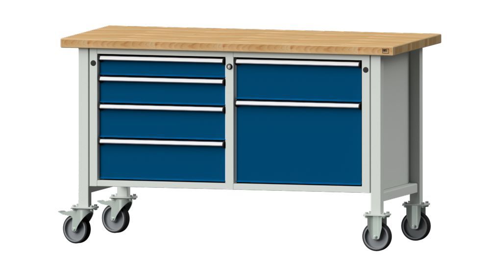 Produktbild Anke Kastenwerkbank 1500 x 700 x 890 mm Buche 40 mm V 1500 Modell 237 V