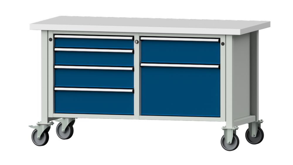 Produktbild Anke Kastenwerkbank 1500 mm breit Kunststoffplatte 40 mm V1500 Modell 237 V