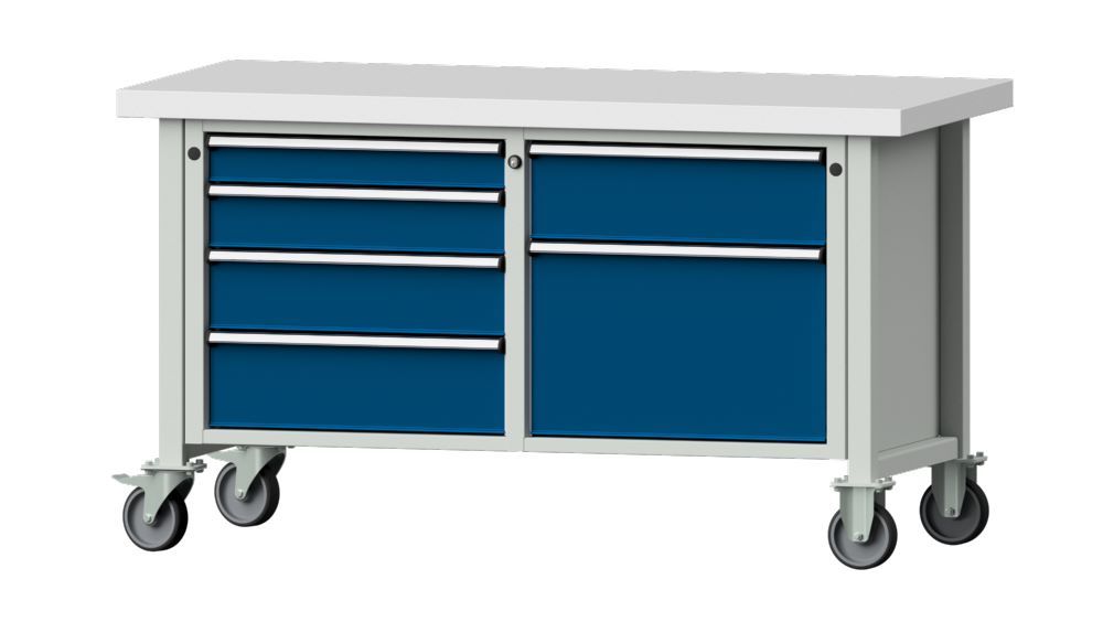 Produktbild Anke Kastenwerkbank fahrbar 1500 x 850 mm Kunststoffplatte V1500 Modell 237 V