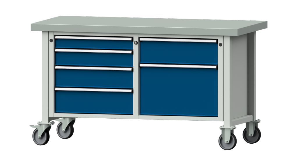 Produktbild Anke Kastenwerkbank fahrbar 1500 x 850 mm Blechbelag V1500 Modell 237 V