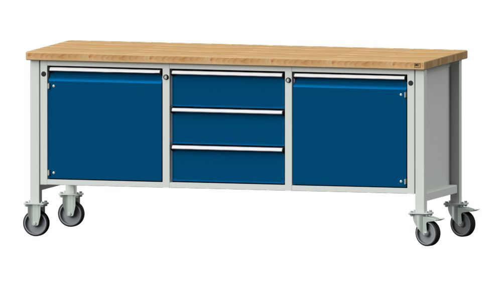 Produktbild Anke Kastenwerkbank 2000 x 890 mm Buchenplatte 40 mm V2000 Modell 122 V