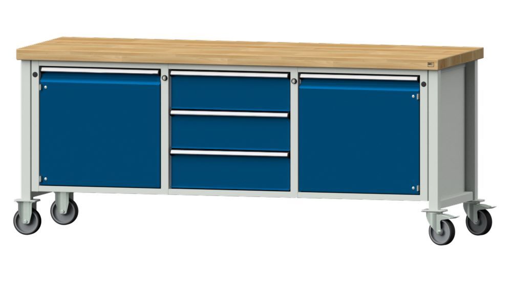 Produktbild Anke Kastenwerkbank 2000 x 850 mm Buchenplatte 50 mm V2000 Modell 122 V