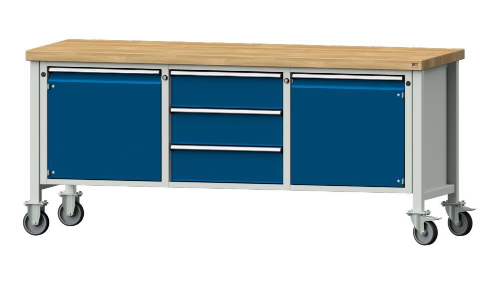 Produktbild Anke Kastenwerkbank 2000 x 900 mm Buchenplatte 50 mm V2000 Modell 122 V