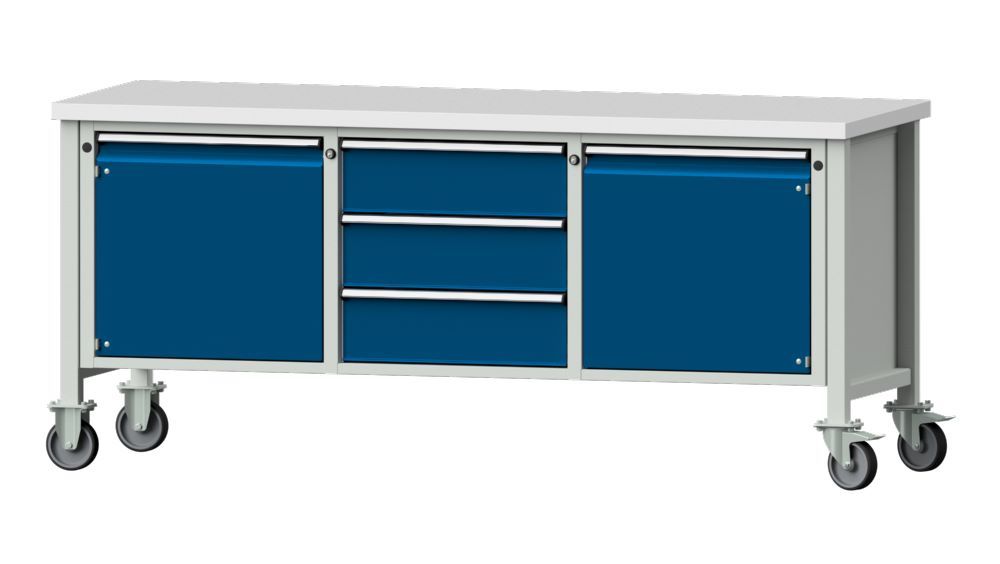 Produktbild Anke Kastenwerkbank 2000 x 890 mm Kunststoffplatte 40 mm V2000 Modell 122 V