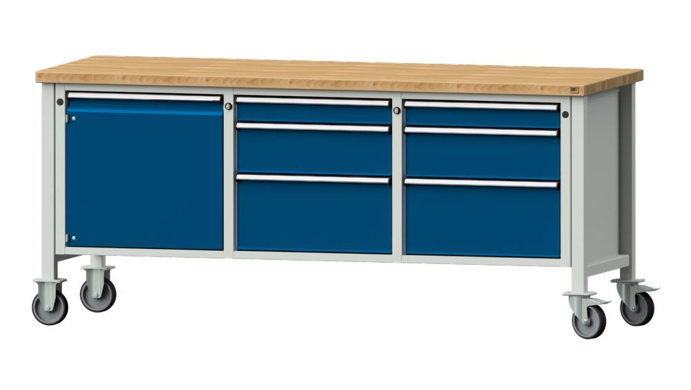 Produktbild Anke Kastenwerkbank Serie V 2000 Modell 125 V Buche-Massiv-Platte