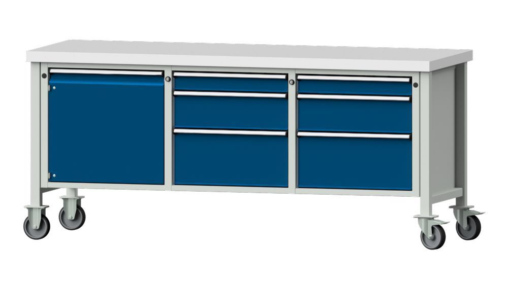 Produktbild Anke Kastenwerkbank Serie V 2000 RAL 7035 / 5010 Modell 125 V