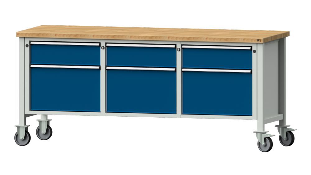 Produktbild Anke Kastenwerkbank Serie V 2000 Modell 223 V Schubladen 3 x 180 und  3 x 360 mm