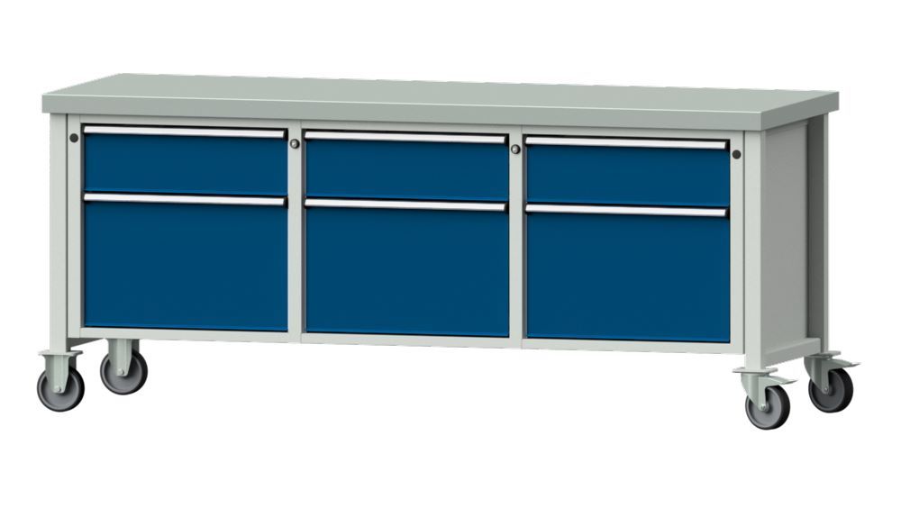 Produktbild Anke Kastenwerkbank Serie V 2000 Modell 223 V Platte mit verzinktem Blechbelag 