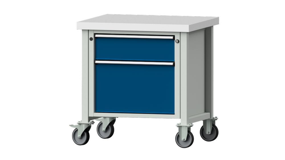 Produktbild Anke Kastenwerkbank Serie V 800 Modell 55 V Kunststoffschichtplatte RAL 7035 / 5010