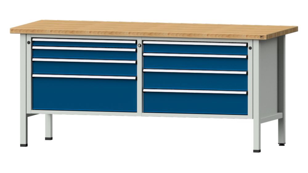 Produktbild Anke Kastenwerkbank Serie VX 2000 Modell 144 VX Buche-Massiv-Platte 40 mm