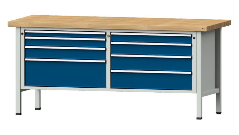 Produktbild Anke Kastenwerkbank Serie VX 2000 Modell 144 VX Buche-Massiv-Platte