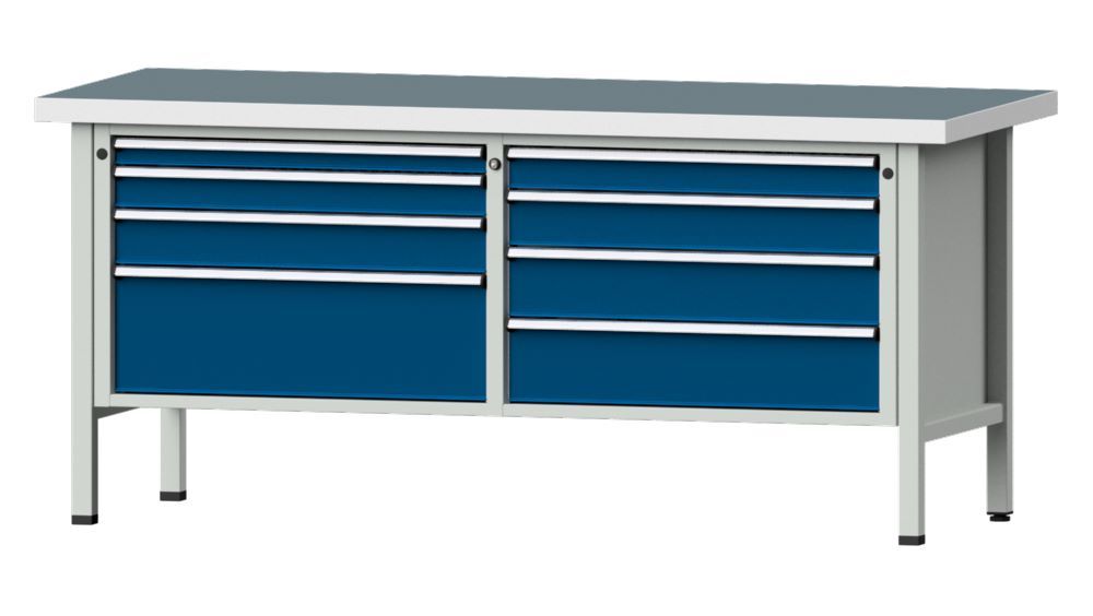 Produktbild Anke Kastenwerkbank Serie VX 2000 Breite 2000 mm Modell 144 VX Universalplatte