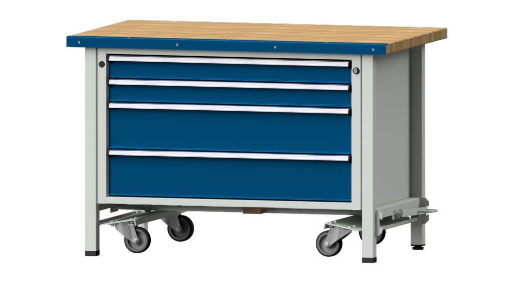 Produktbild Anke Kastenwerkbank Serie VX 1270 Modell 21 VX 4 Schubladen