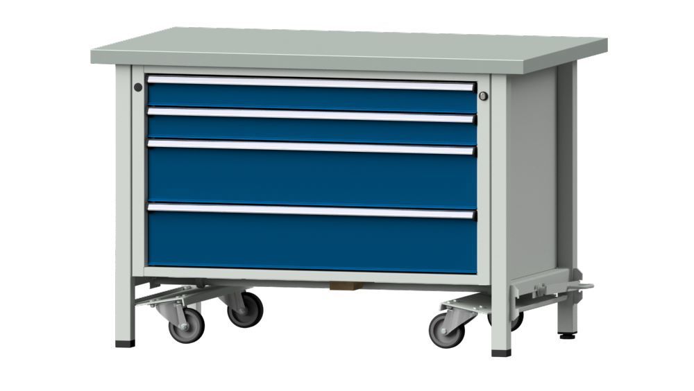 Produktbild Anke Kastenwerkbank Serie VX 1270 Modell 21 VX RAL 7035 / 5010