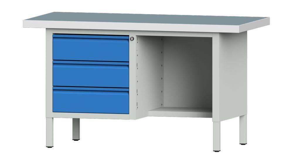 Produktbild Anke Kastenwerkbank mit 3 Schubladen Serie E 1500 Modell 303 E