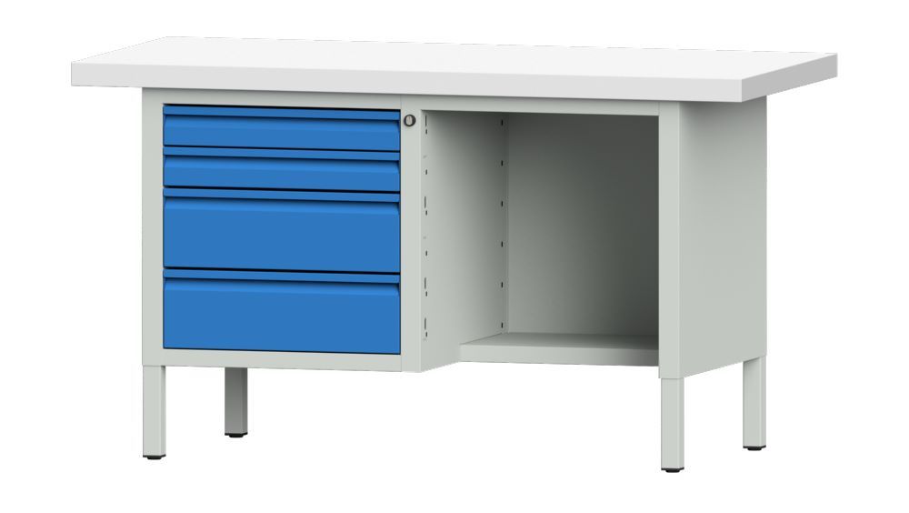 Produktbild Anke Kastenwerkbank Serie E 1500 Modell 334 E RAL 7035 5012