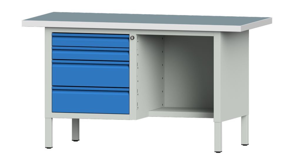 Produktbild Anke Kastenwerkbank mit Arbeitsplatte 40 mm Serie E 1500 Modell 334 E