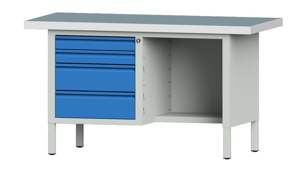 Produktbild Anke Kastenwerkbank Serie E 1500 Modell 334 E Höhe 850 mm