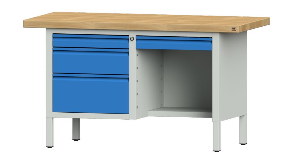 Produktbild Anke Kastenwerkbank mit Arbeitsplatte 50 mm Serie E 1500 Modell 348 E