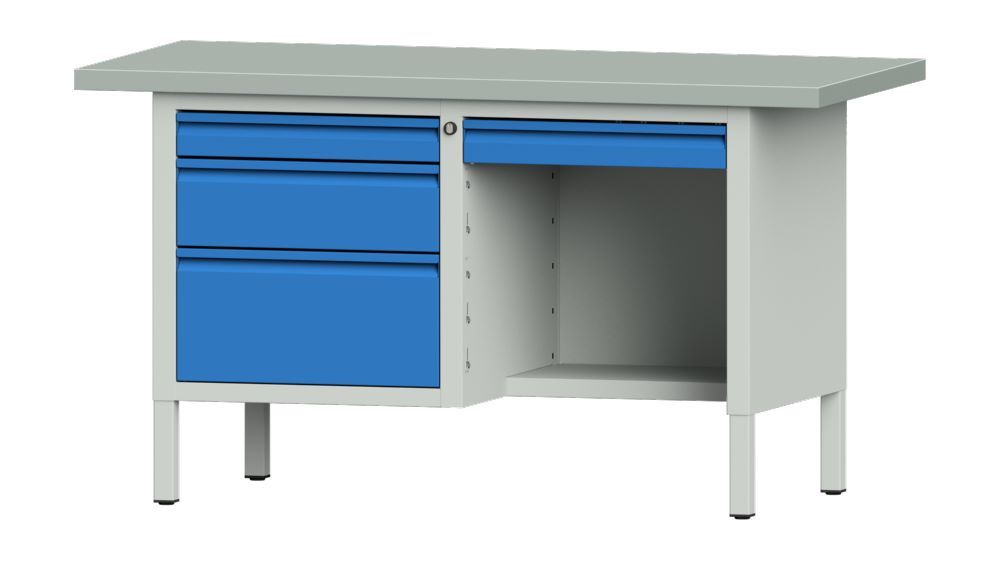 Produktbild Anke Kastenwerkbank Blechbelag 40 mm Serie E 1500 Modell 348 E