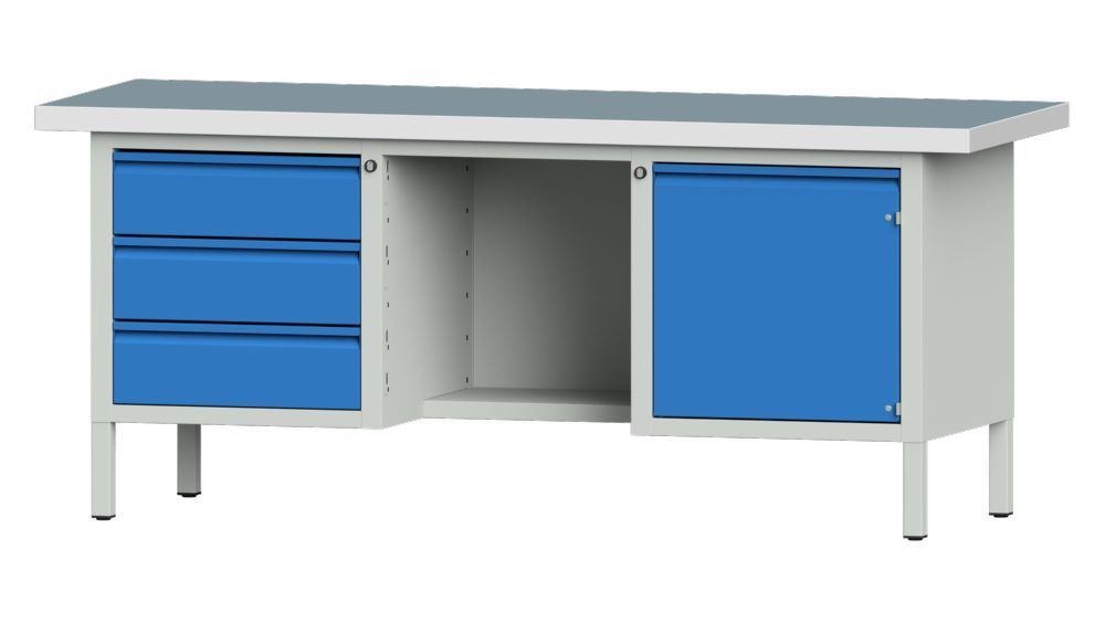 Produktbild Anke Kastenwerkbank mit Universalplatte 50 mm Serie E 2000 Modell 355 E