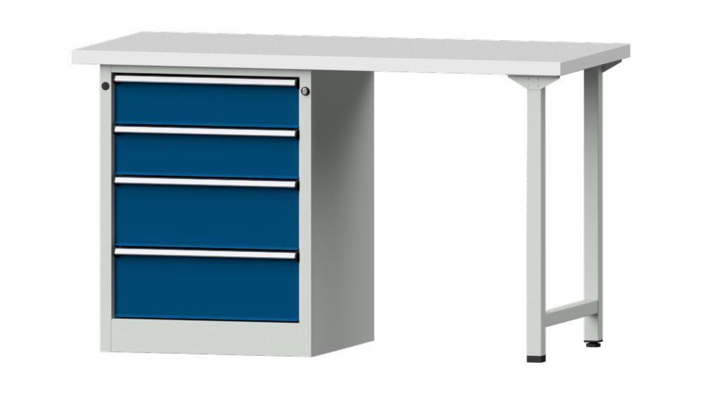 Produktbild Anke Kombiwerkbank 1500 x 890 mm Kunststoffplatte 40 mm V1500 Modell 816 V