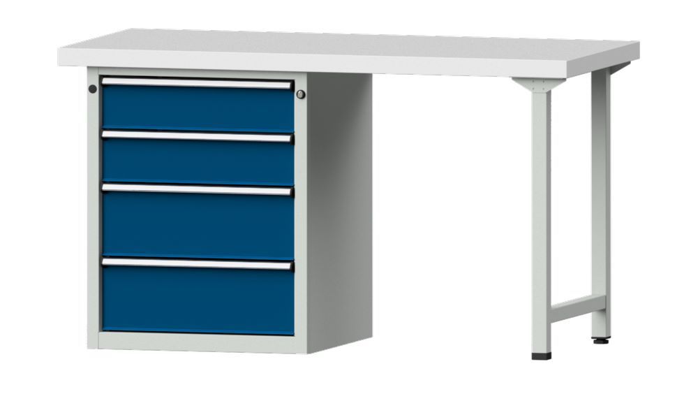 Produktbild Anke Kombiwerkbank 1500 x 850 mm Kunststoffplatte 50 mm V1500 Modell 816 V