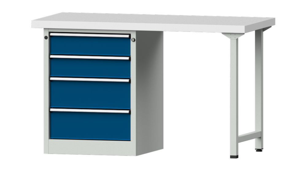 Produktbild Anke Kombiwerkbank 1500 x 900 mm Kunststoffplatte 50 mm V1500 Modell 816 V