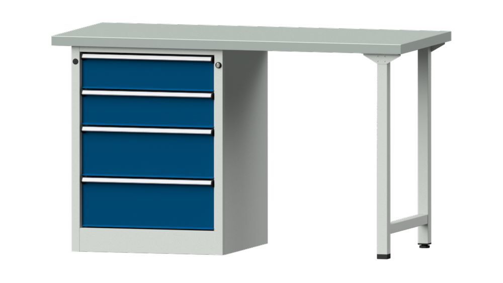 Produktbild Anke Kombiwerkbank 1500 x 890 mm mit Blechbelag V1500 Modell 816 V