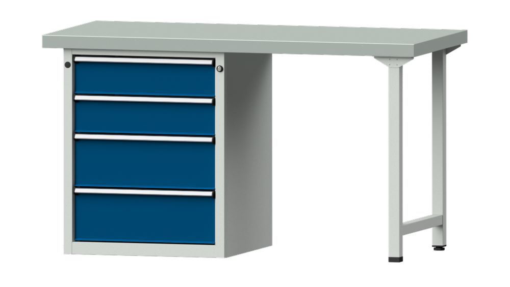 Produktbild Anke Kombiwerkbank 1500 x 850 mm mit Blechbelag V1500 Modell 816 V