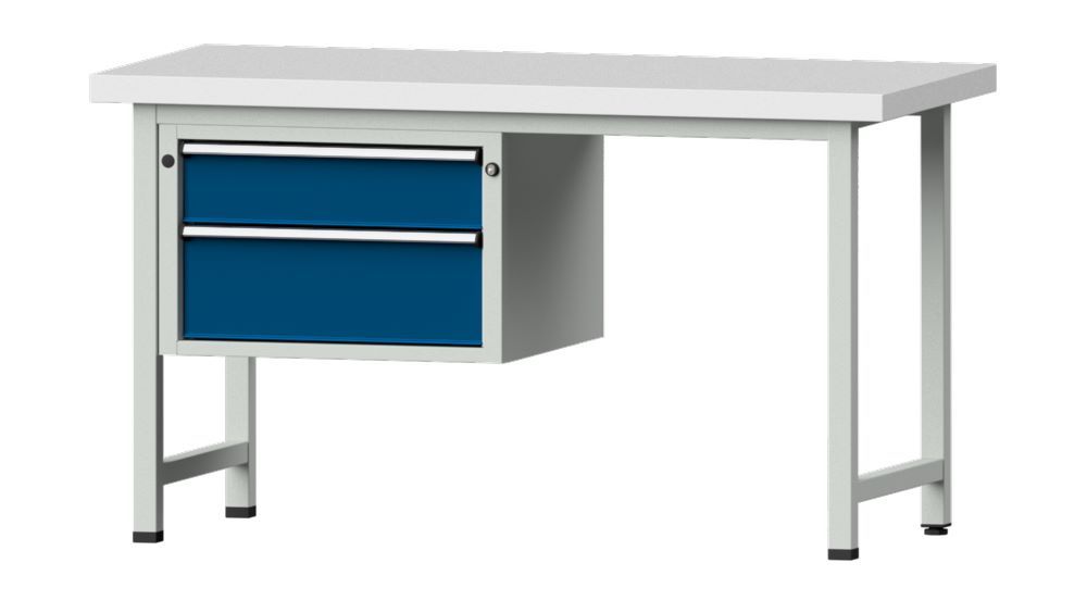 Produktbild Anke Kombiwerkbank 1500 x 850 mm mit Kunststoffplatte 50 mm V1500 Modell 607 V