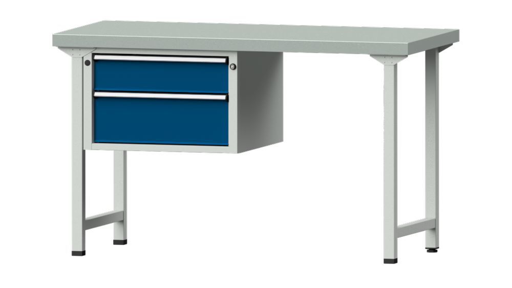 Produktbild Anke Kombiwerkbank 1500 x 900 mm mit Blechbelag 50 mm V1500 Modell 607 V