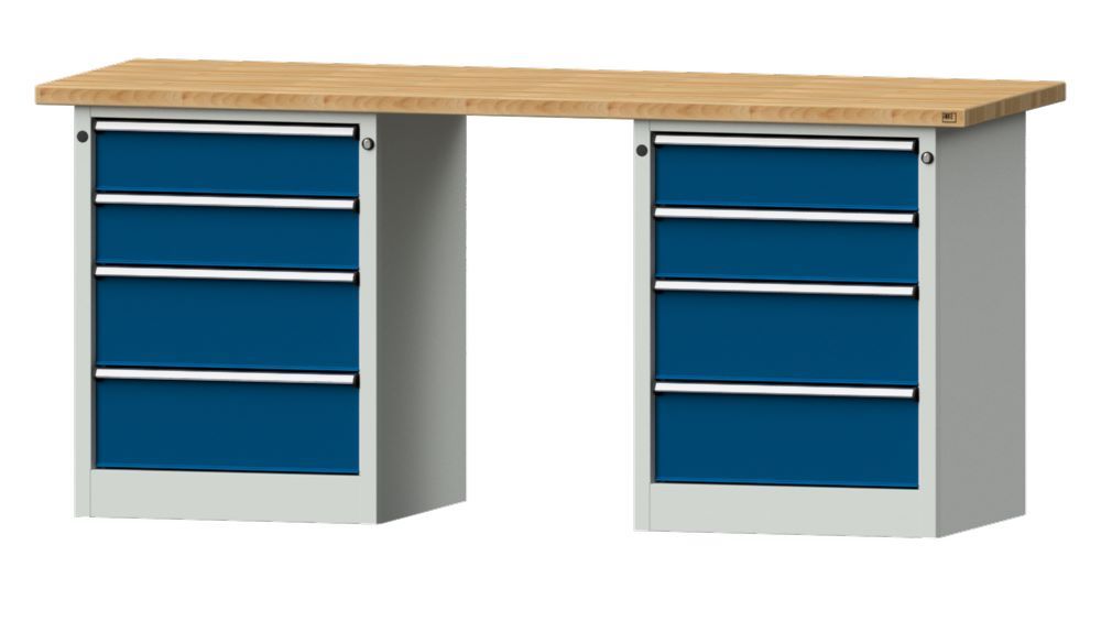 Produktbild Anke Kombiwerkbank 2000 x 890 mm Buchenplatte 40 mm V2000 Modell 840 V