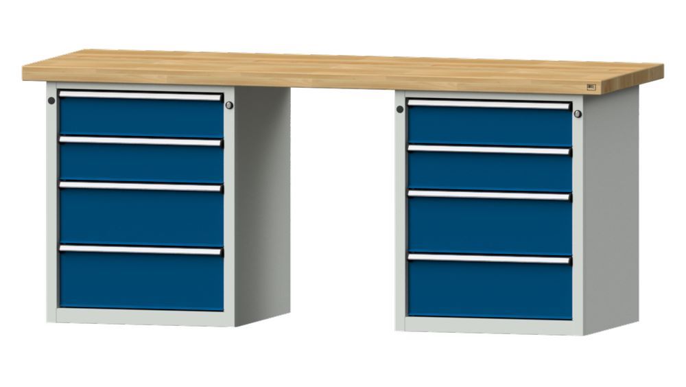 Produktbild Anke Kombiwerkbank 2000 x 850 mm Buchenplatte 50 mm V2000 Modell 840 V